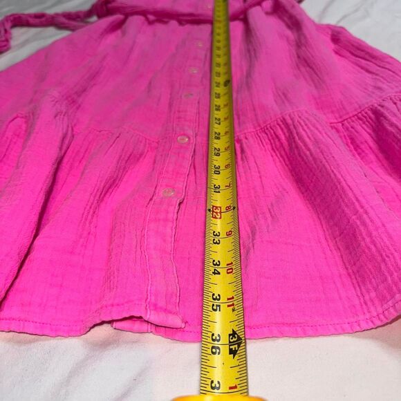 Vineyard Vines Seastitch Double Gauze Flutter Sleeve Dress Small - Picture 7 of 8